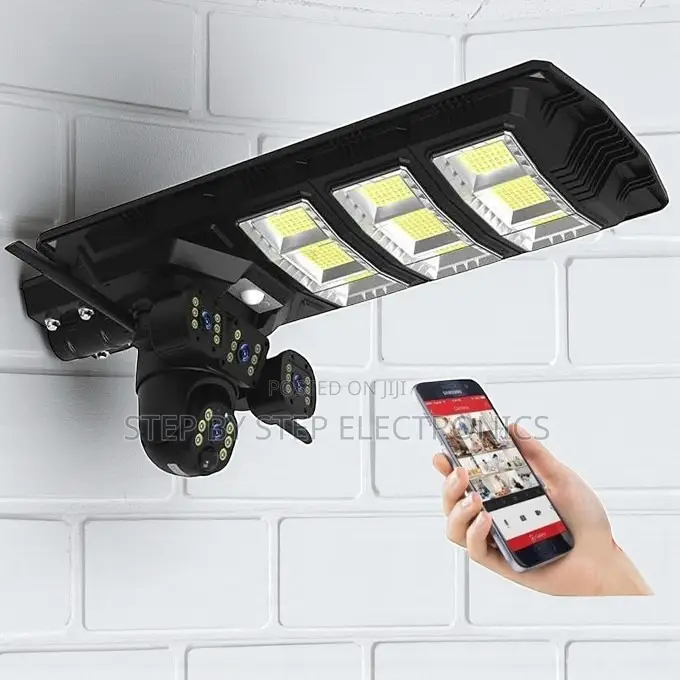 V380 Pro 450w Solar CCTV Security Camera With Built in Microphone