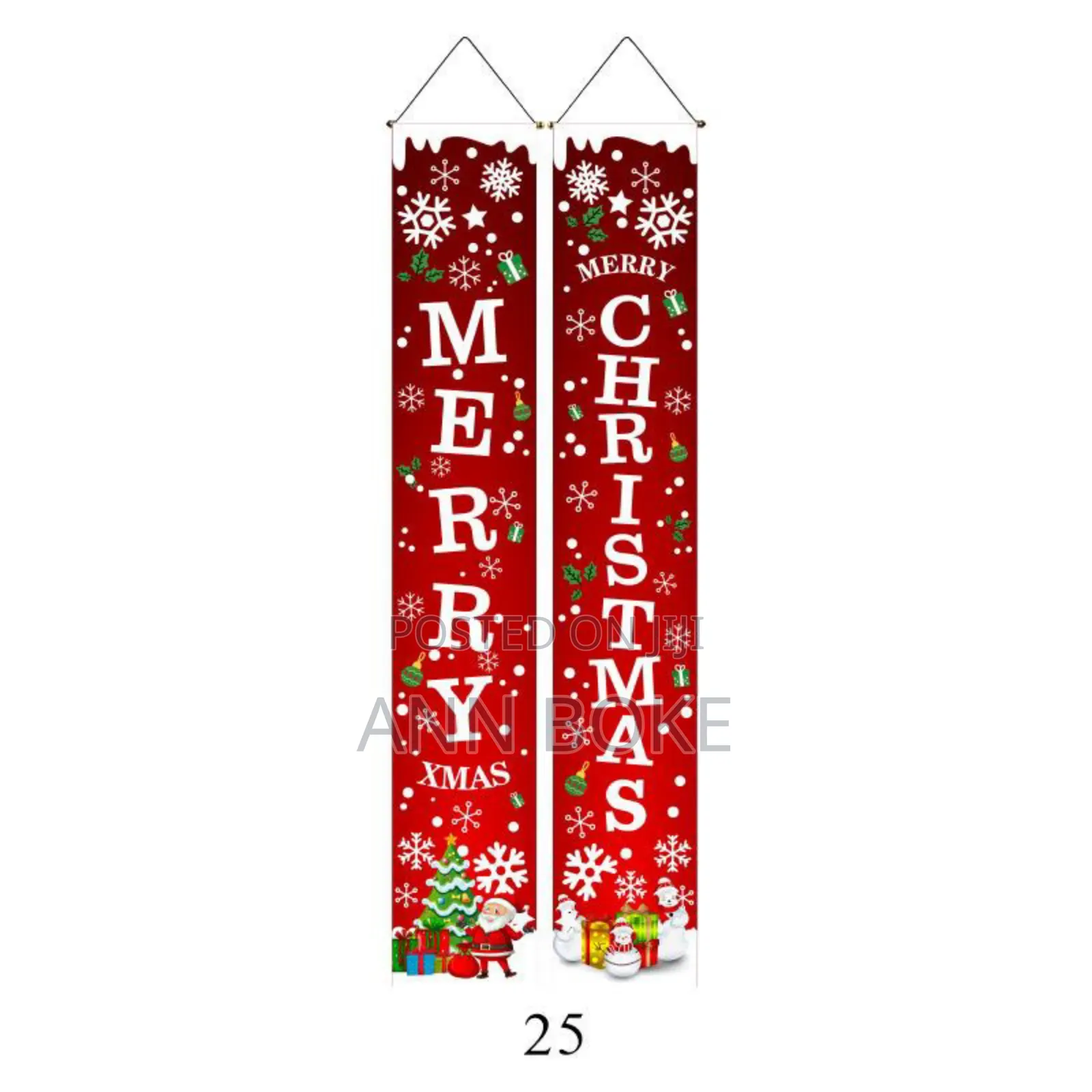 Christmas Banners . 30cm* 180cm