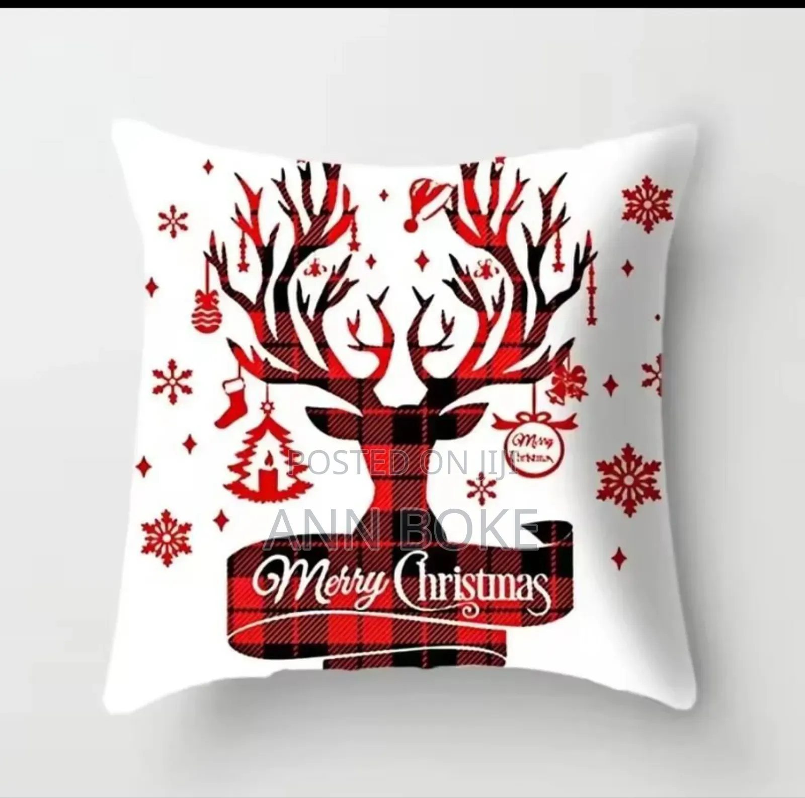 Christmas Pillow Covers (No Filler) for Christmas Decoration