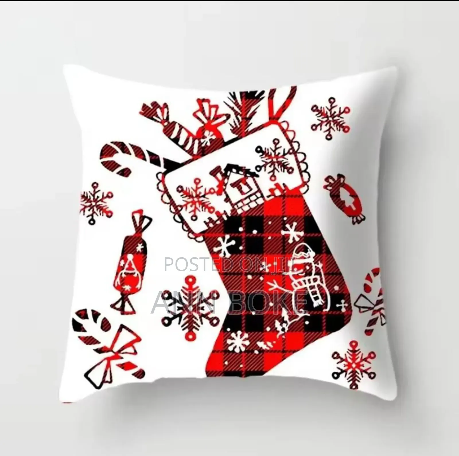 Christmas Pillow Covers (No Filler) for Christmas Decoration