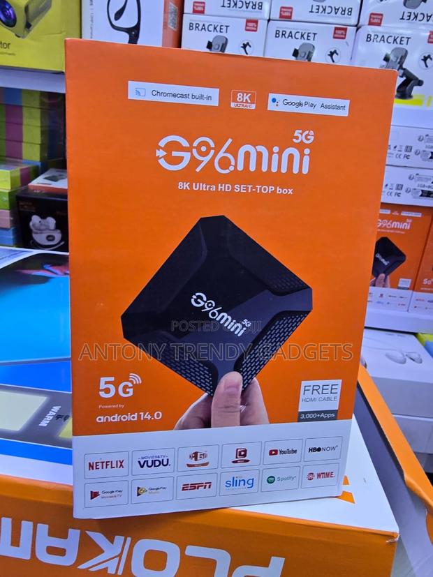 G96mini 8k Android Tv Box With Chromecast, Hdmi & Dual Wi-fi - thumbnail 2