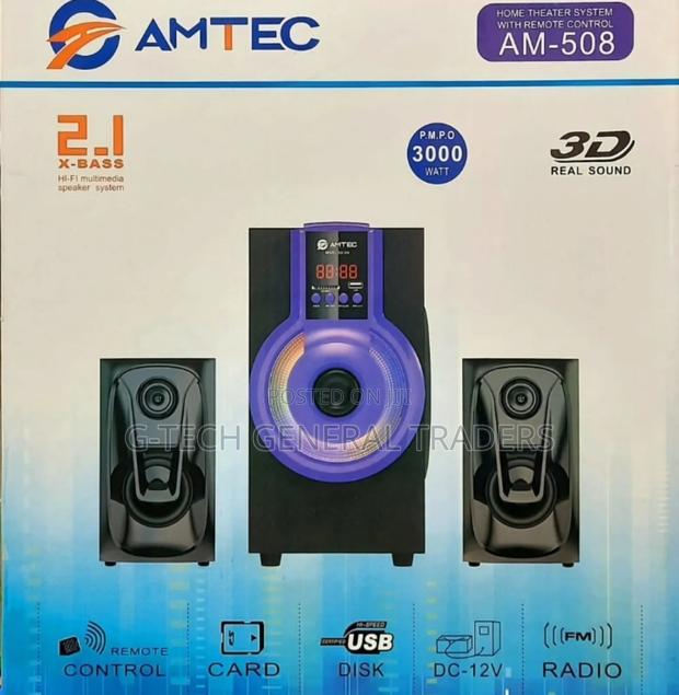 Amtec 2.1 X-bass Speaker System Am-508