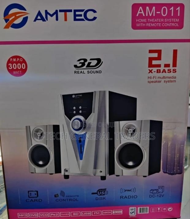 Amtec 2.1ch Multimedia Speaker System Am-011