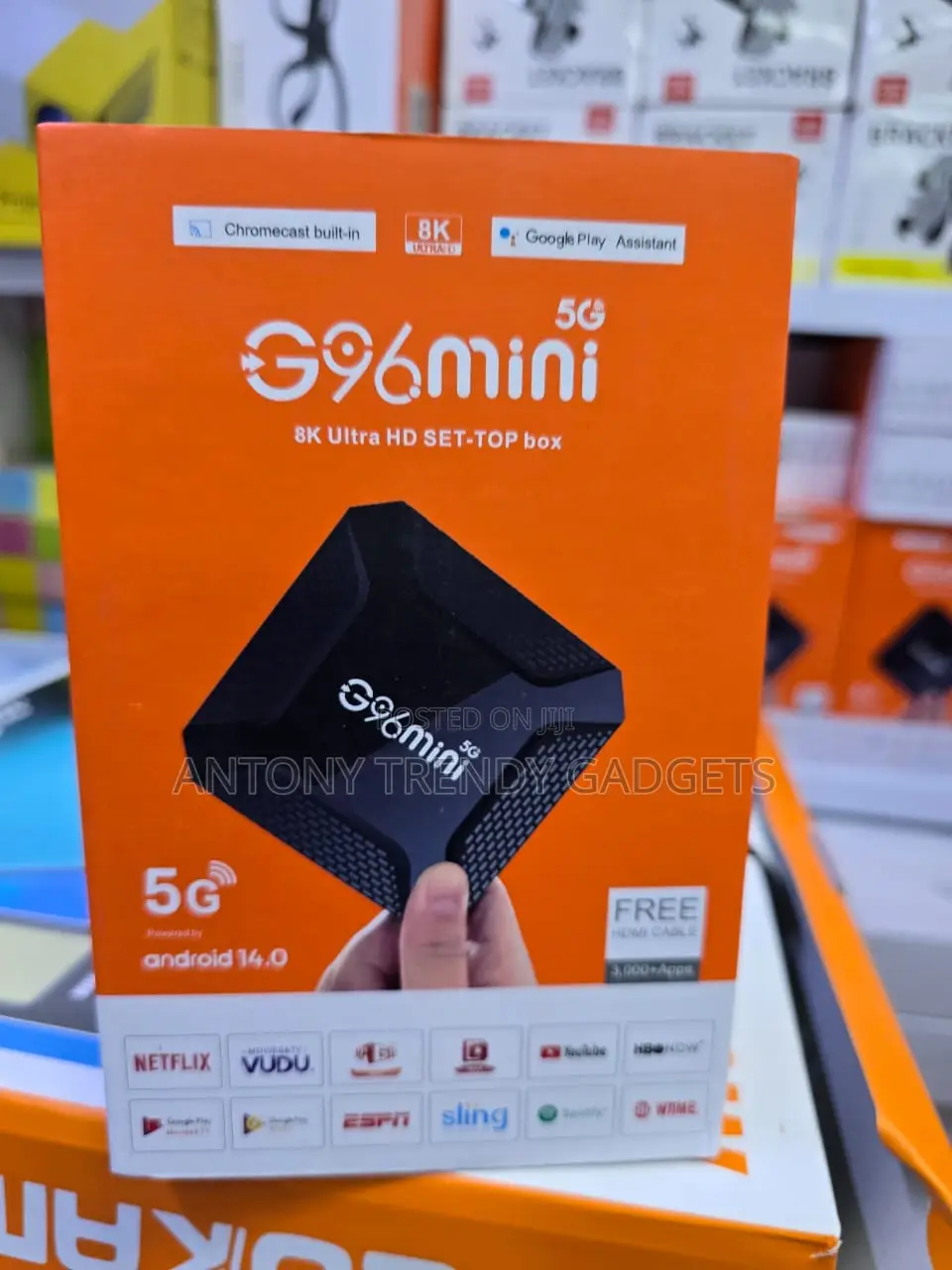 G96mini 8k Streaming Android Tv Box + Free Hdmi Cable