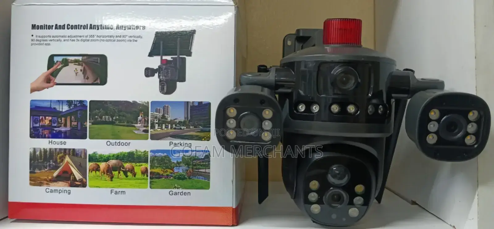 Alltop 600w 4g And Wifi Solar Camera