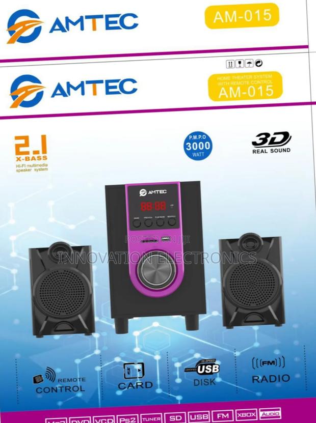 Amtec Am-015 2.1 X-Bass Multimedia Speaker System - main view