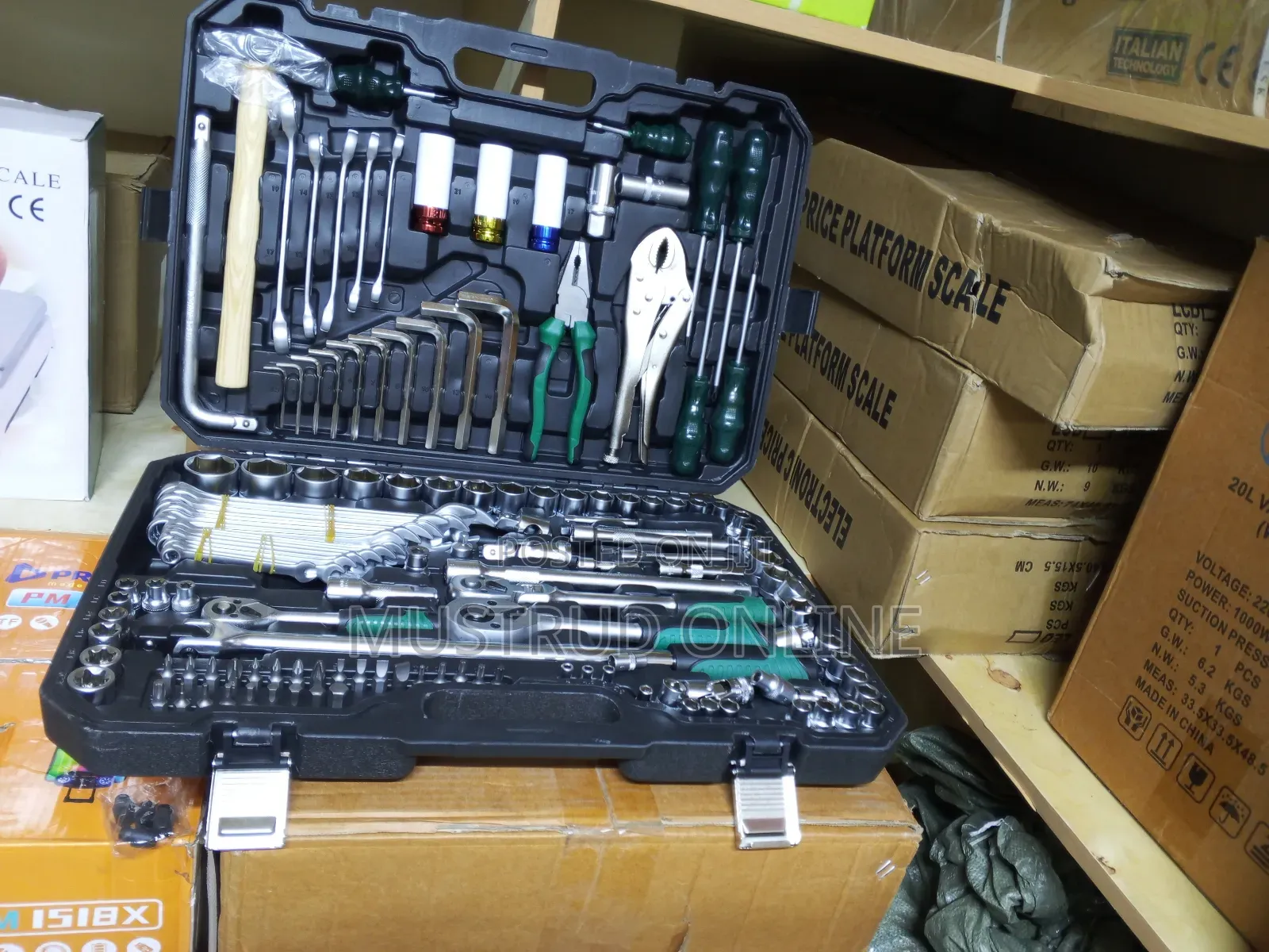 Portable Heavy Duty Socket Wrench Tool Set 142pcs