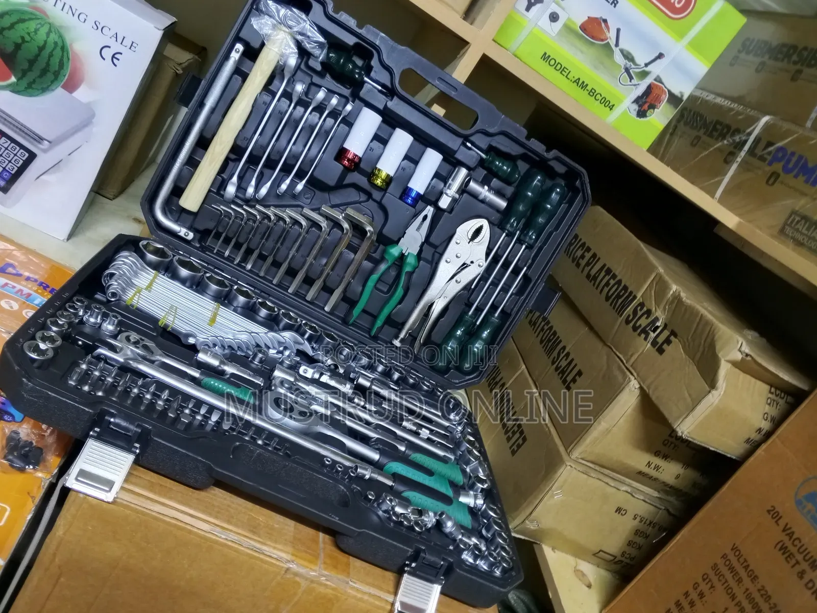 Portable Heavy Duty Socket Wrench Tool Set 142pcs