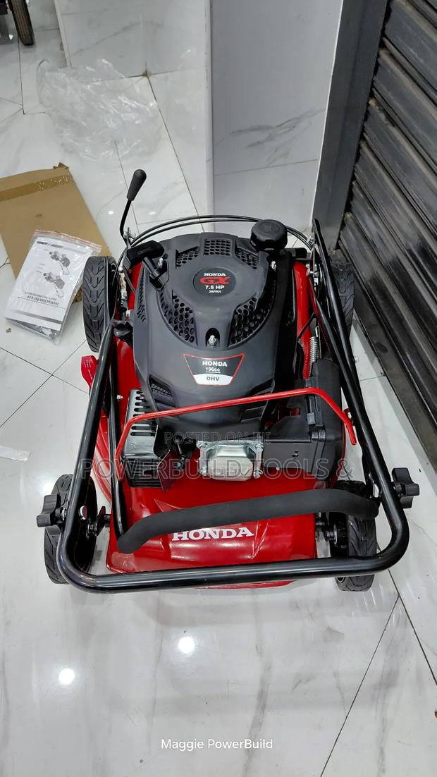 Honda 196cc 7.5hp Petrol Powered Lawnmower With Dust Collector