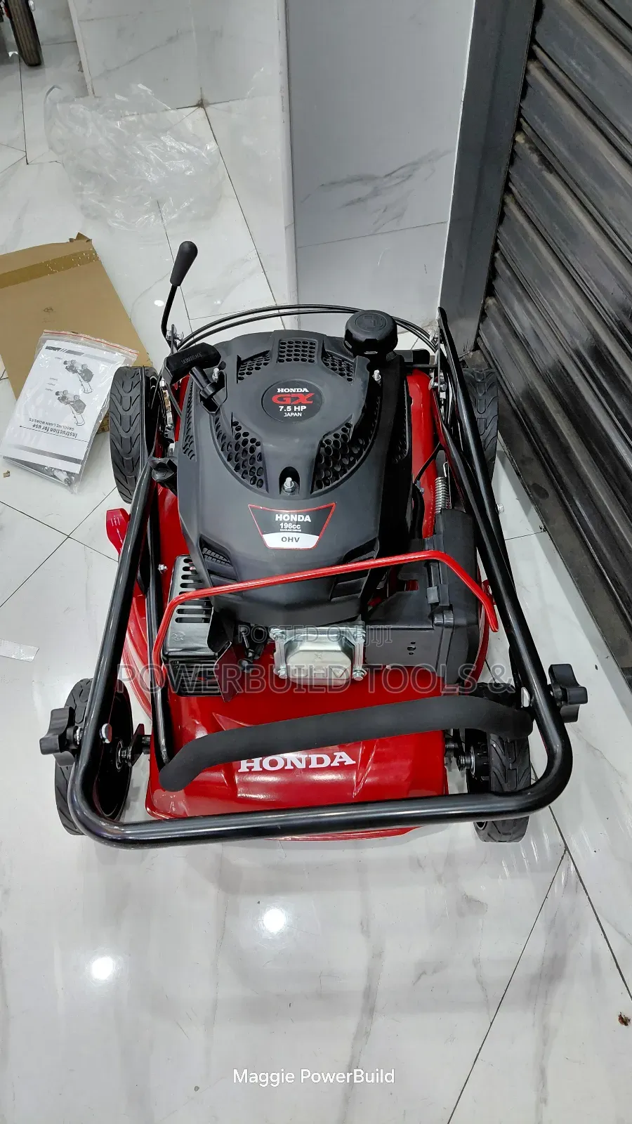Honda 196cc 7.5hp Petrol Powered Lawnmower With Dust Collector