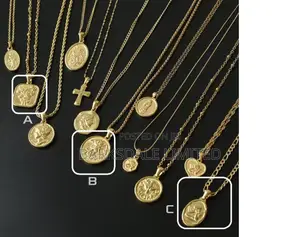 Necklace Chain Gold Plated Jewelry Gift Birthday Valentines Men Women