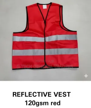 Reflective Vest Gsm120(Red,Green, Orange And Blue)