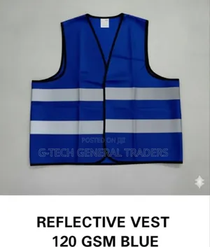 Reflective Vest Gsm120(Red,Green, Orange And Blue)