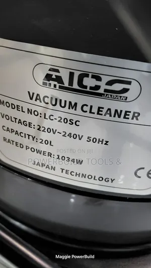 Commercial Aico Carpet/Vacuum Cleaner 20l Complete Set