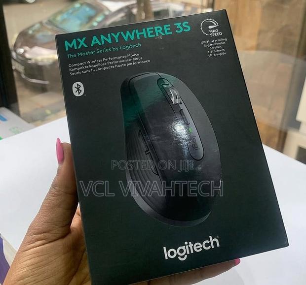 Logitech Mx Anywhere 3s Bluetooth Rechargeable Mouse - Graphite - main view