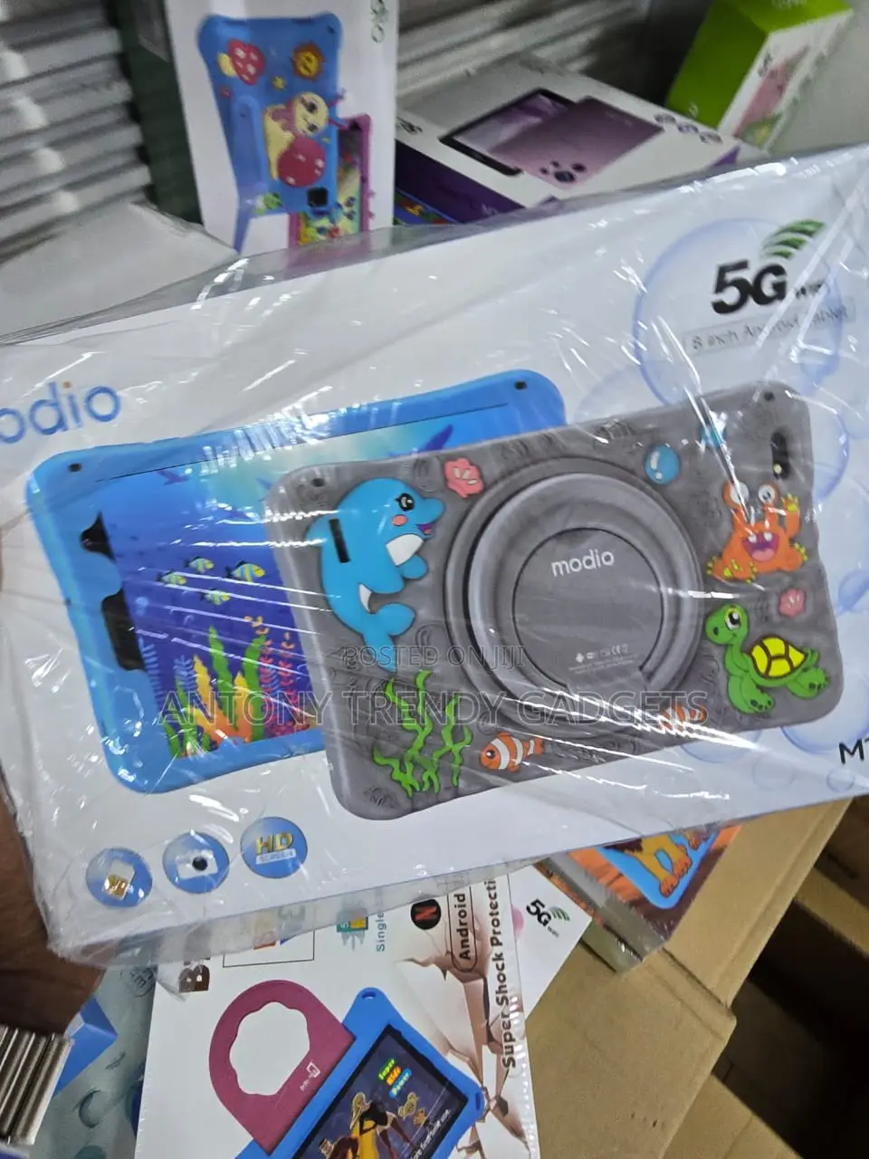 Modio M128 10.1” 5g Kids Tablet Android 6gb Ram 256gb + Free Cover