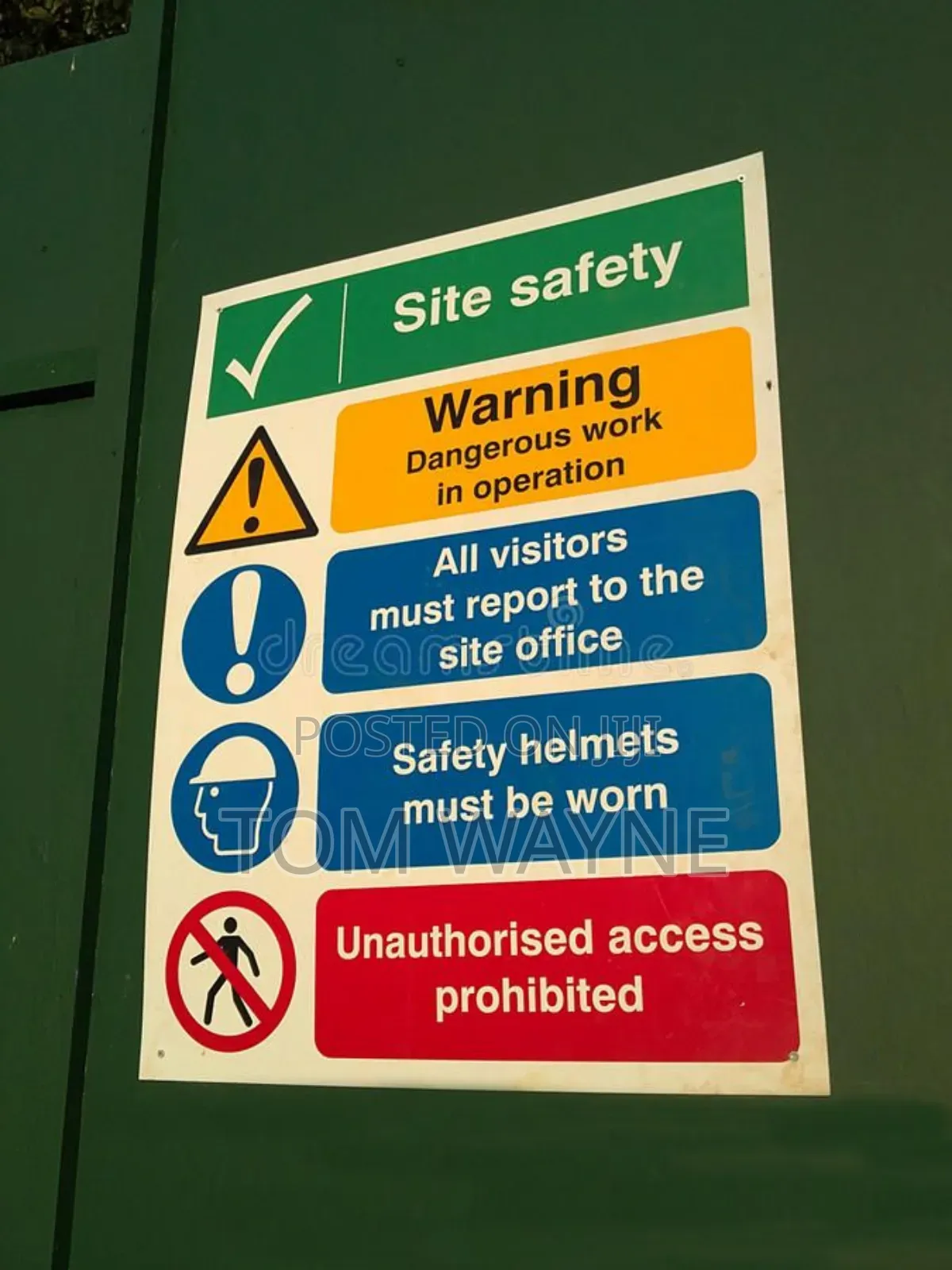 Site Safety Sign Boards