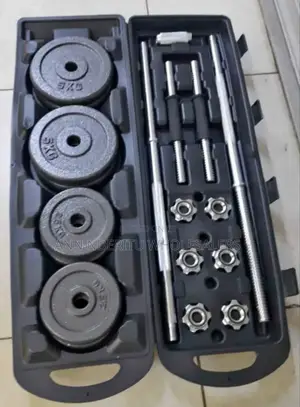 Black 50 KGS Dumbbells Set G/76