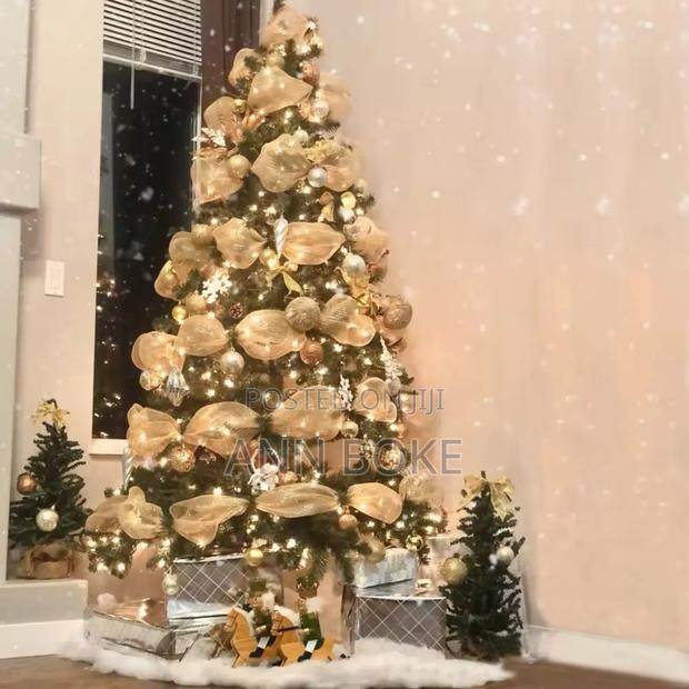 Christmas Ribbon Tree Decoration Mesh Tulle Roll Fabric - thumbnail 4