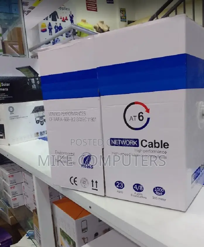 Highperformance Cat 6 Cable, 305 Meters Highspeed Networkcable