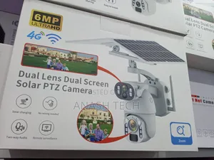 Intelligence 4g Dual Lens Intelligent 6 Mp Solar Ubox CCTV Camera