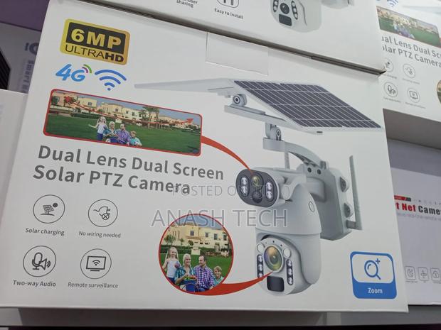 Intelligence 4g Dual Lens Intelligent 6 Mp Solar Ubox CCTV Camera