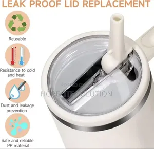 Anti Leak Stanley Tumbler Replacement Lids With Straws