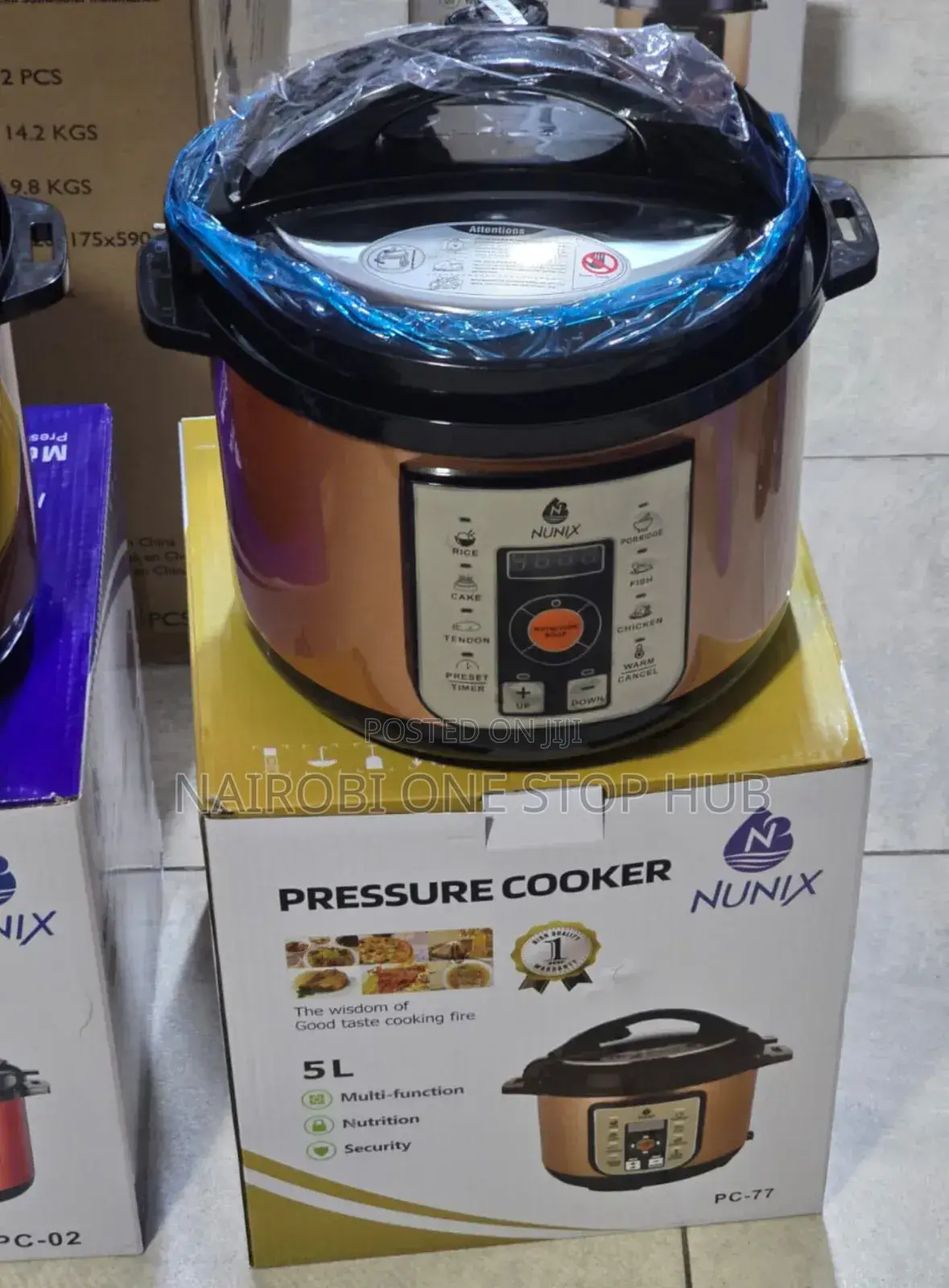 Reliable Nunix 5litres Pressure Cooker