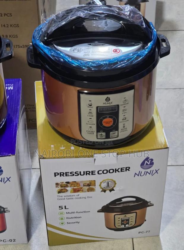 Reliable Nunix 5litres Pressure Cooker