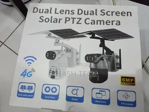 6mp 4g Dual Solar CCTV Ubox Camera With 2 Way Talk