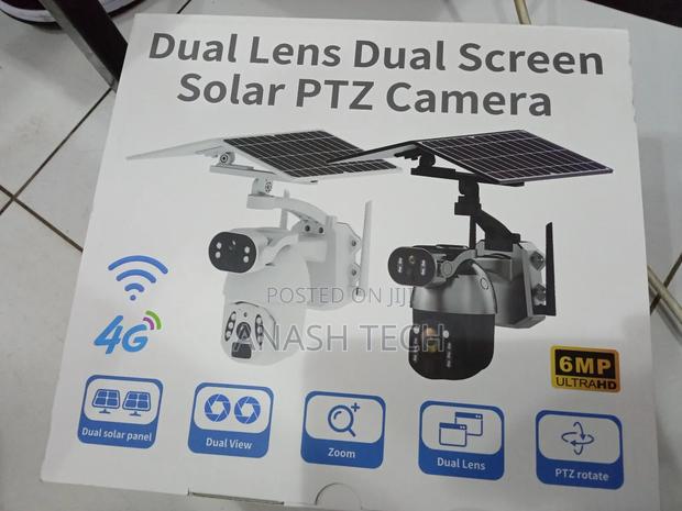 6mp 4g Dual Solar CCTV Ubox Camera With 2 Way Talk