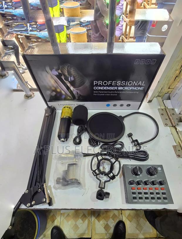 V8 Condenser Microphone With Live Recording - main view