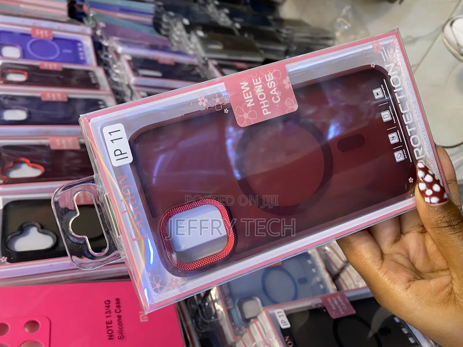 Mikewr Magsafe Matte Finish Cell Phone Case for iPhone 11