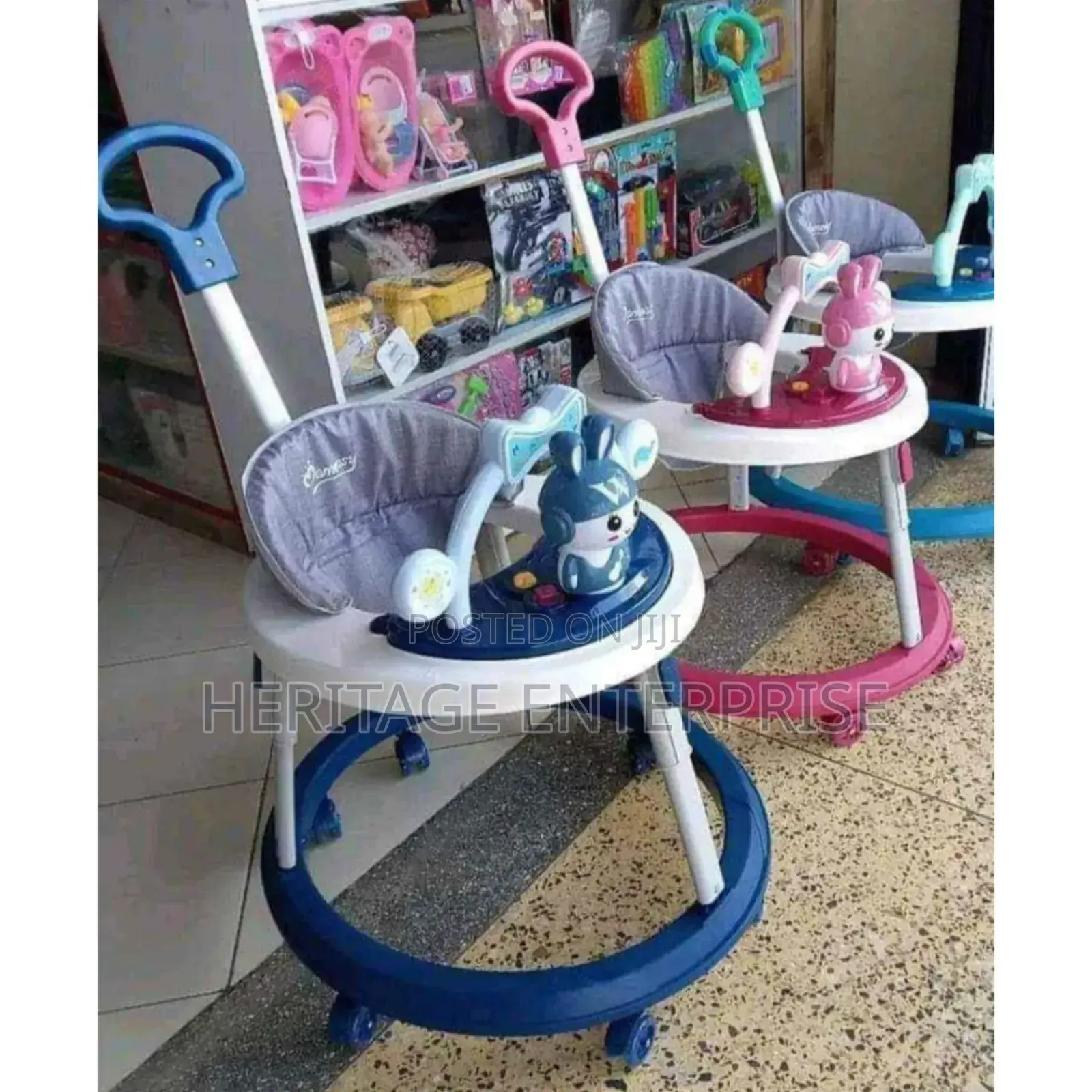 Baby Walker, With Push Handle.,