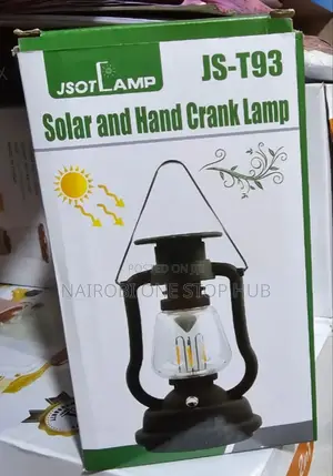 Jsot Solar and Manual Recharge Lantern Js-T93