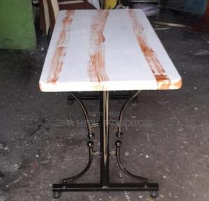 Rectangular Restaurant Table With Powdercoating Finish. - main view