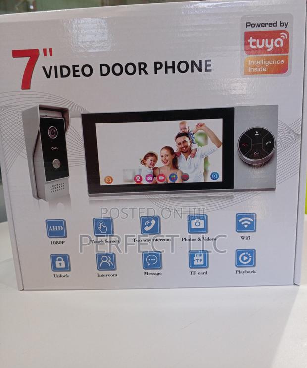 Tuya App Wifi Wire 2.4ghz 7'' Video Doorbell