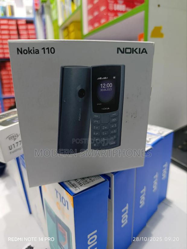 New Nokia 110 Black - main view