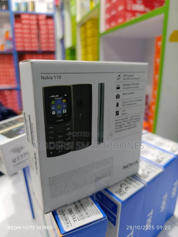 New Nokia 110 Black - thumbnail 3