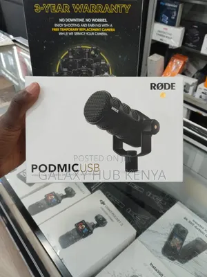 Rode Podmic Usb and XLR Dynamic Broadcast Microphone