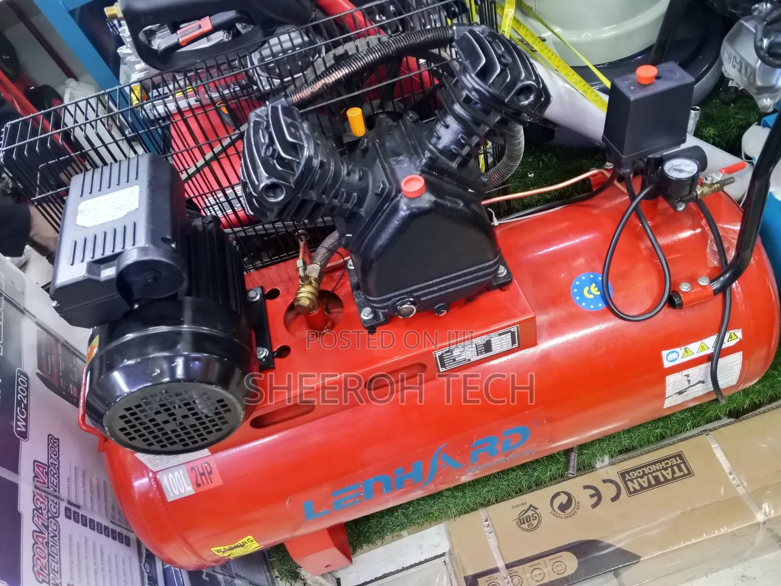 Lenhard Air Compressor 100l,2hp/Belt Driven Compressor