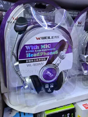 Weile Wl-908mv Super Bass Headphones With Microphone