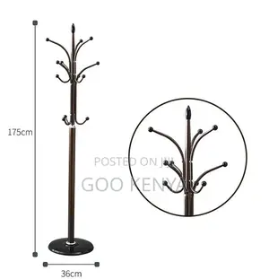 Home Hanger; Sturdy Tube Tree Metal Organizer Coat Stand