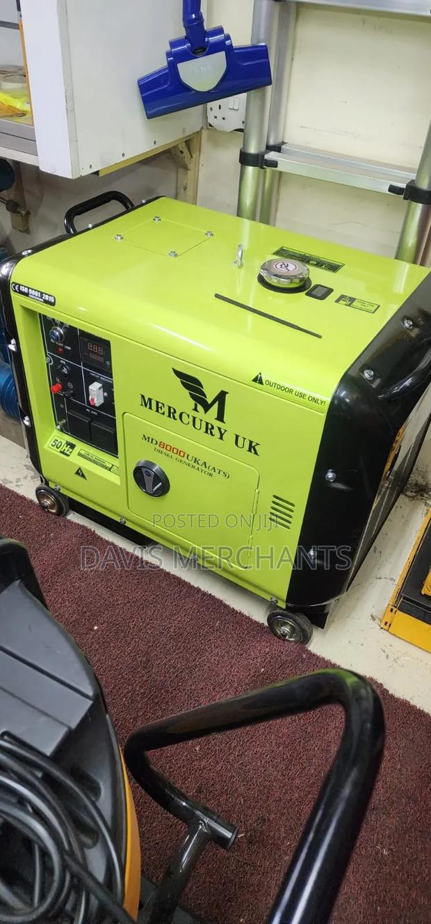 Mercury 6.5kva Diesel Silent Generator