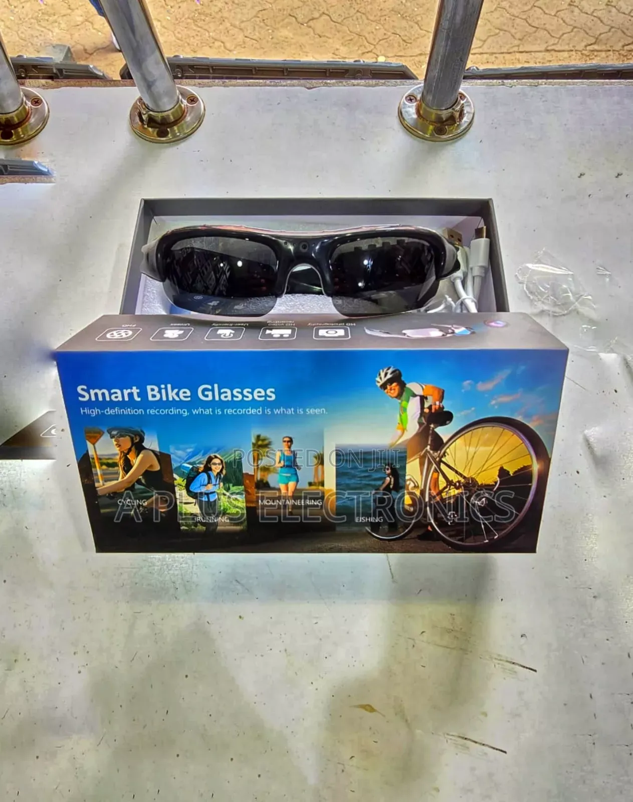 Yj01 Smart Glasses With Camera for Recording/Bt/Mem Card