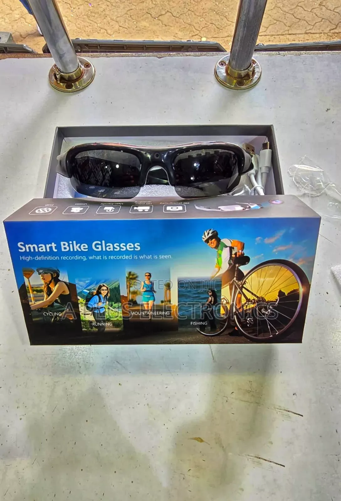 Yj01 Smart Glasses With Camera for Recording/Bt/Mem Card