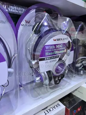 Weile Super Bass Over-Ear Headset 3.5mm Jack With Microphone