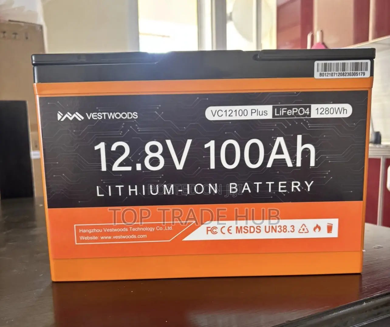 Vestwoods Lifepo4 Lithium-ion Solar Battery 12v 100ah