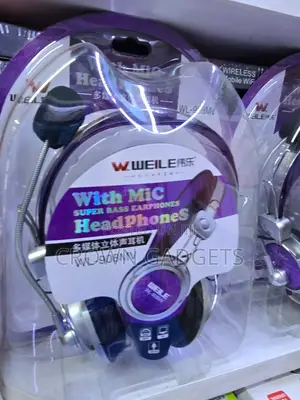Weile Wl-908mv Super Bass Sound Wired Headset With Mic