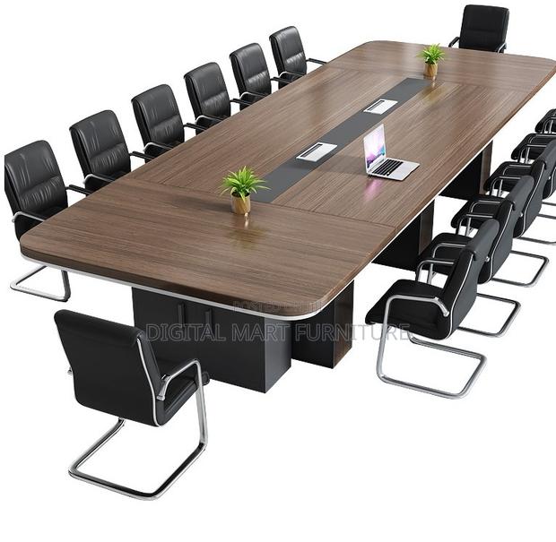 Office Table: 3 Meter Large Management Boardroom Table - thumbnail 3